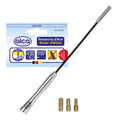 Antenă 27cm argint metalic