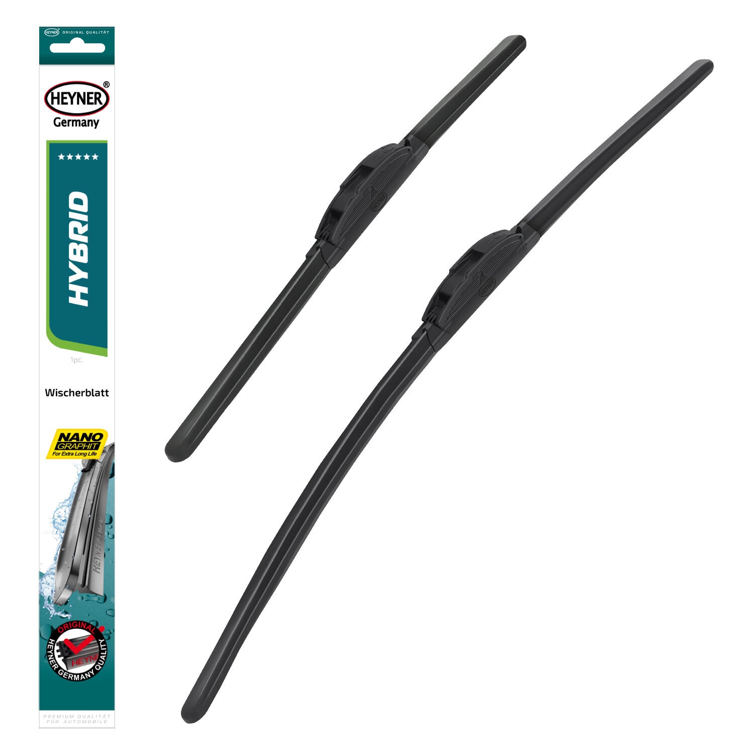 HEYNER® Set ștergătoare de parbriz compatibil cu LANCIA Y10 (03.1985 – 06.1992) HYBRID ștergător plat