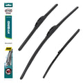 HEYNER® Set ștergător de parbriz cu ștergător spate compatibil cu BMW X5 (05.2000 – 10.2006) HYBRID ștergător plat