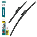HEYNER® Set ștergătoare de parbriz compatibil cu LADA XRAY (02.2016 – 02.2022) HYBRID ștergător plat