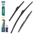 HEYNER® Set ștergător de parbriz cu ștergător spate compatibil cu MERCEDES-BENZ C-KLASSE T-Modell (07.2003 – 08.2007) HYBRID ștergător plat
