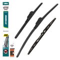 HEYNER® Set ștergător de parbriz cu ștergător spate compatibil cu DFSK 600 (01.2024 – 12.2025) HYBRID ștergător plat