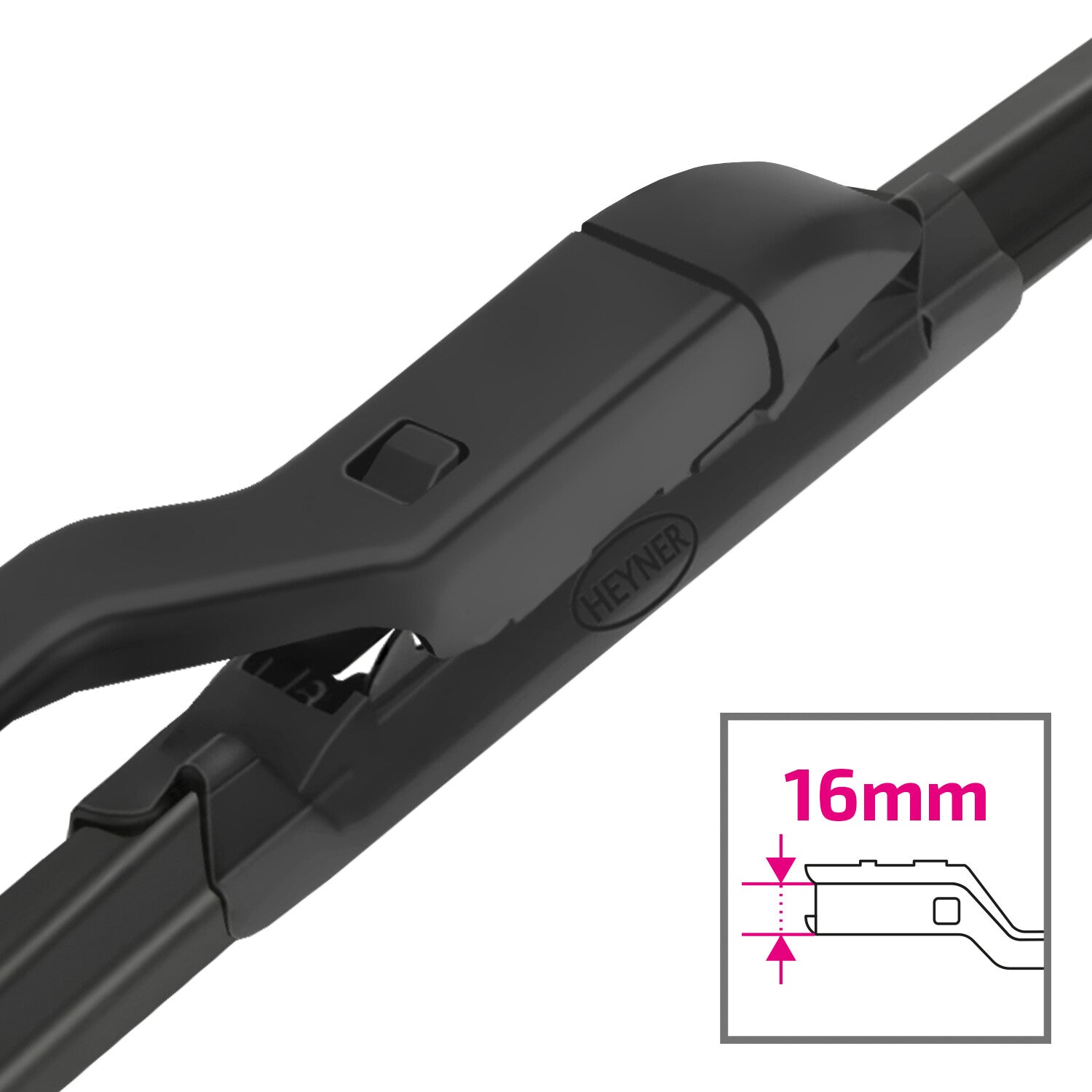 HEYNER® Set ștergătoare de parbriz compatibil cu VW GOLF VIII Variant (08.2020 – 12.2025) HYBRID ștergător plat