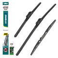 HEYNER® Set ștergător de parbriz cu ștergător spate compatibil cu MAZDA (FAW) CX-4 (01.2017 – 12.2025) HYBRID ștergător plat