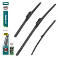 HEYNER® Set ștergător de parbriz cu ștergător spate compatibil cu VOLVO C30 (10.2006 – 07.2010) HYBRID ștergător plat