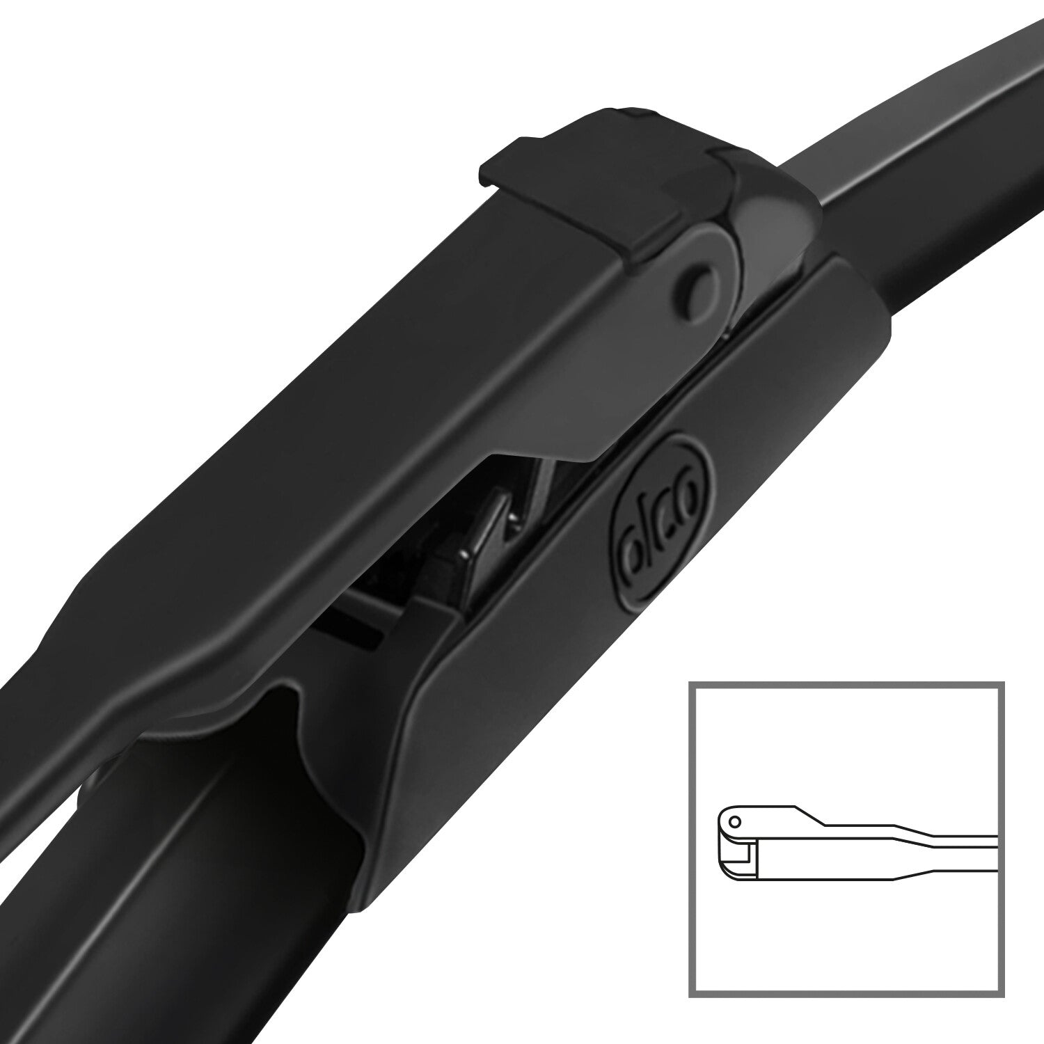 alca® Set ștergătoare de parbriz compatibil cu MERCEDES-BENZ C-KLASSE Coupe (07.2003 – 02.2008) SUPER FLAT ștergător plat