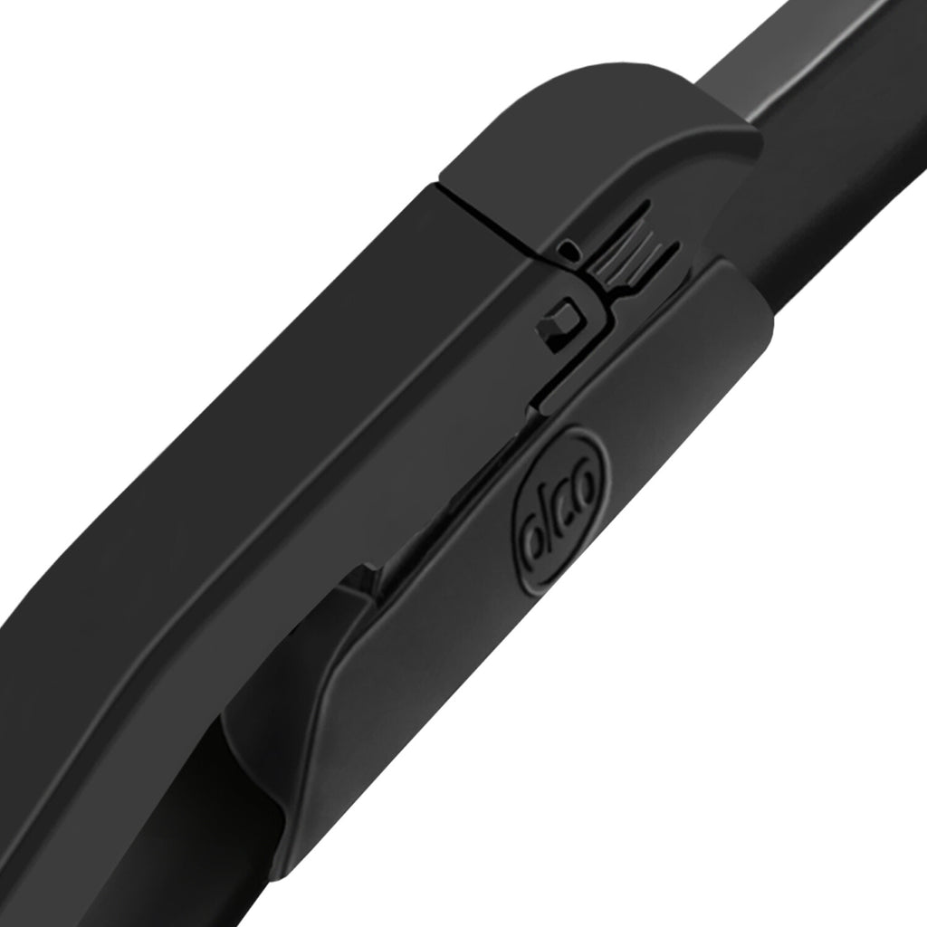 alca® Set ștergător de parbriz cu ștergător spate compatibil cu DFSK E5 (01.2024 – 12.2025) SUPER FLAT ștergător plat