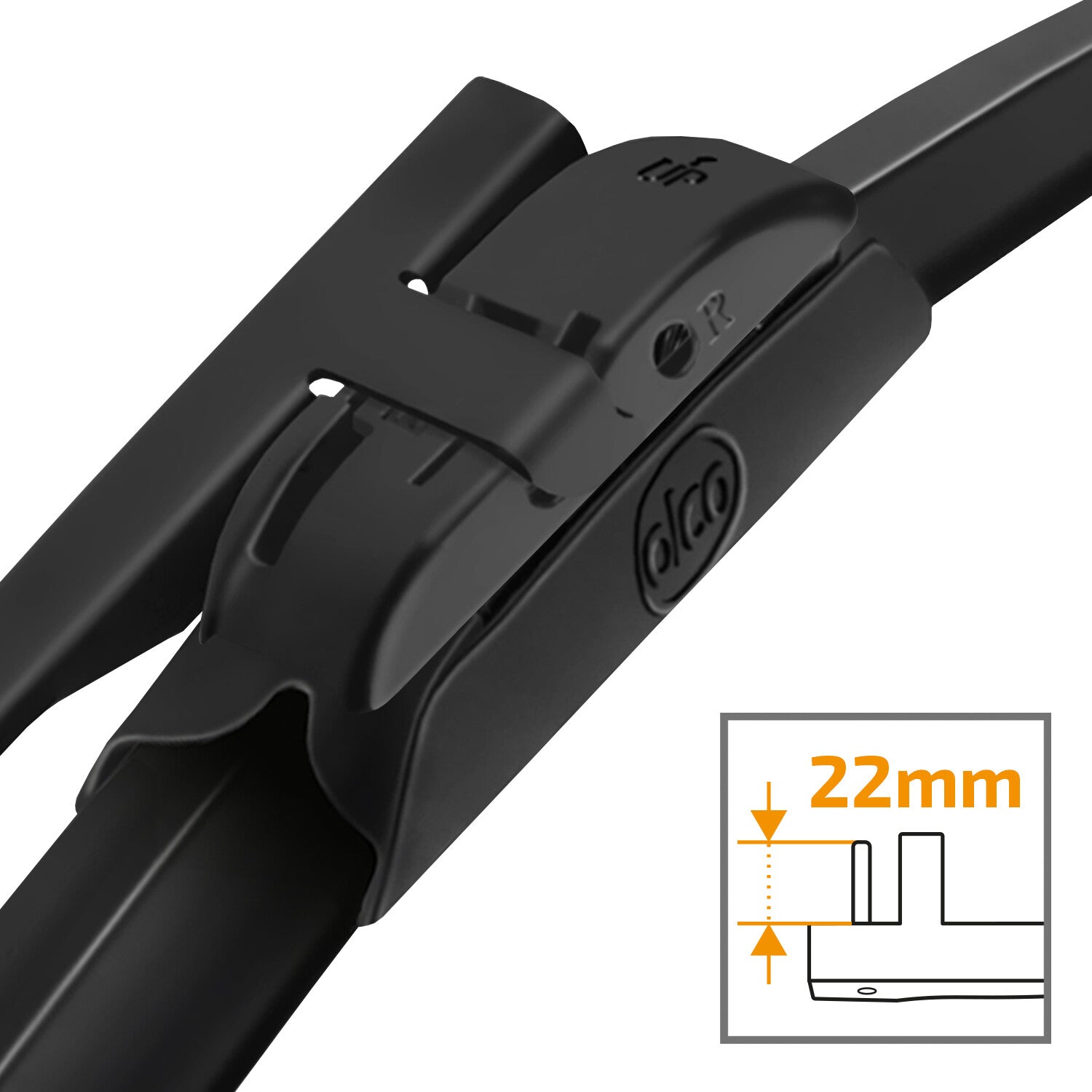 alca® Set ștergătoare de parbriz compatibil cu BMW 3 (01.2005 – 08.2009) SUPER FLAT ștergător plat
