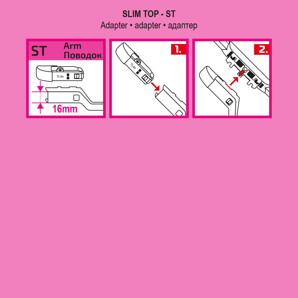 alca® Set ștergătoare de parbriz compatibil cu FORTHING U-TOUR V9 (M6) (09.2023 – 12.2025) SUPER FLAT ștergător plat