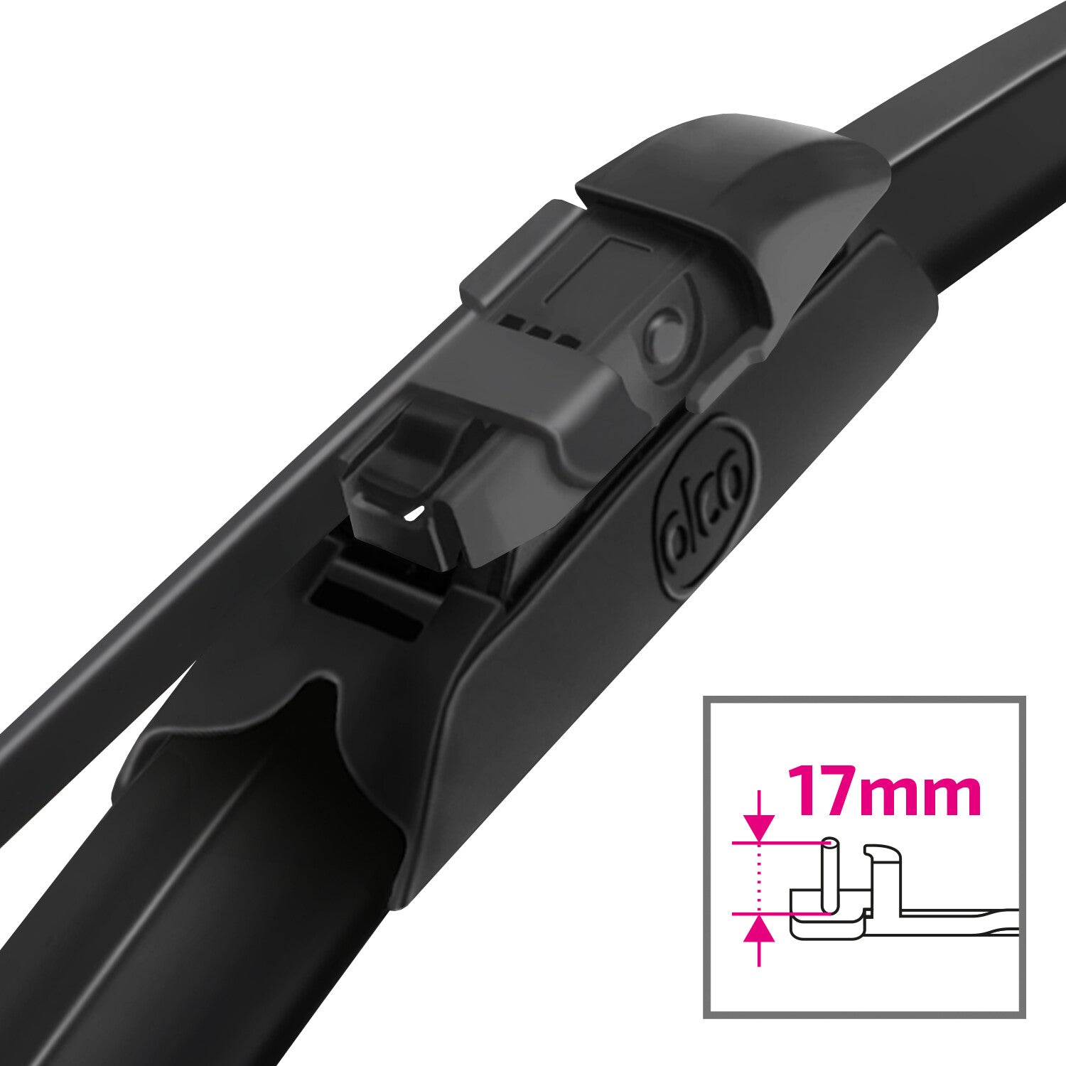 alca® Set ștergător de parbriz cu ștergător spate compatibil cu MERCEDES-BENZ C-KLASSE T-Modell (12.2008 – 04.2013) SUPER FLAT ștergător plat